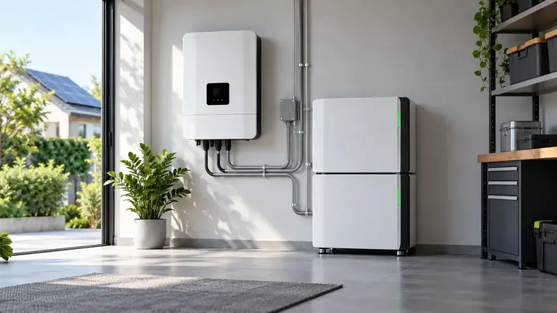 Hệ thống Hybrid lưu trữ điện cho biệt thự