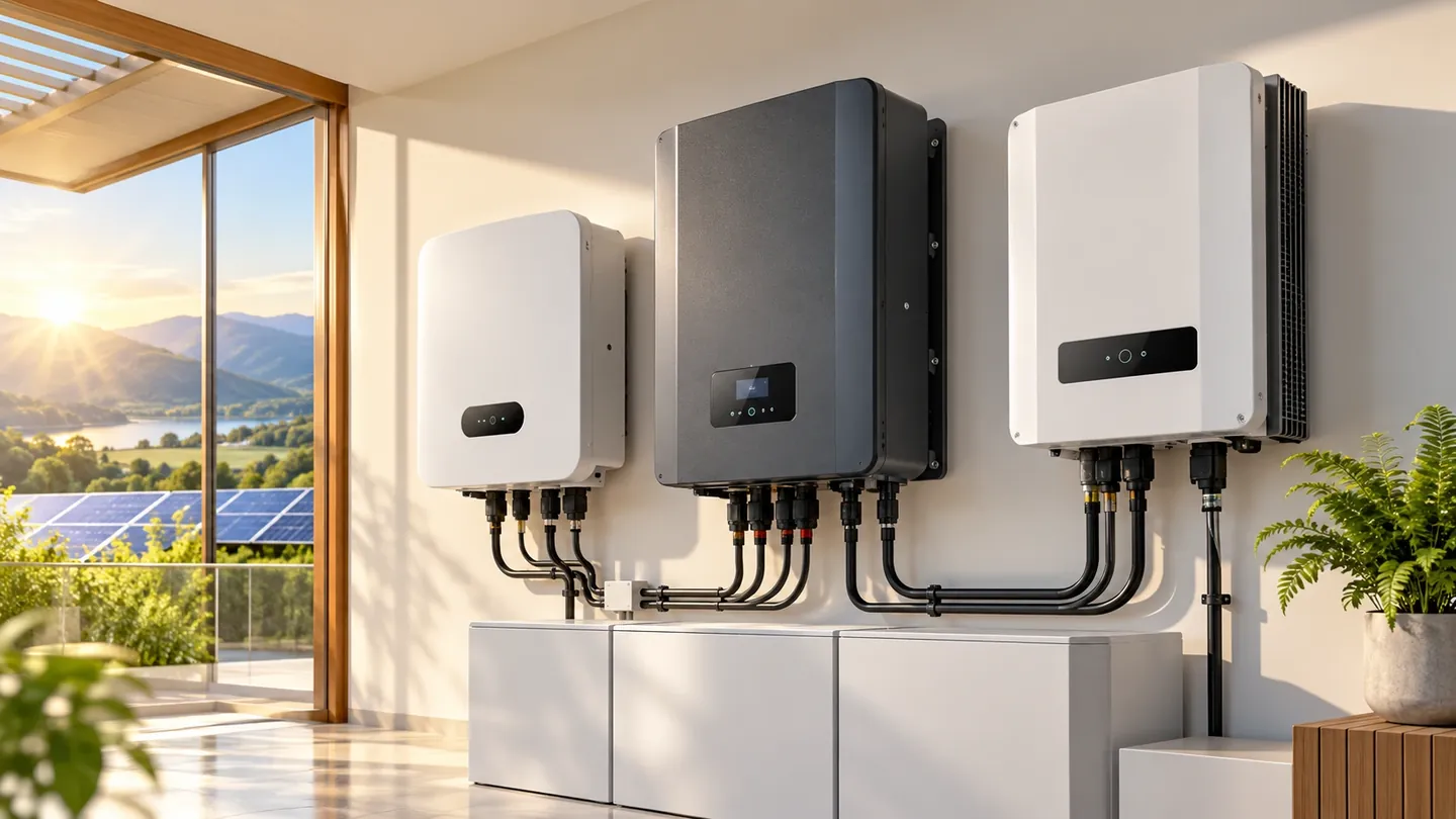 Biến tần Inverter Hybrid Deye 5kW - 12kW lưu trữ