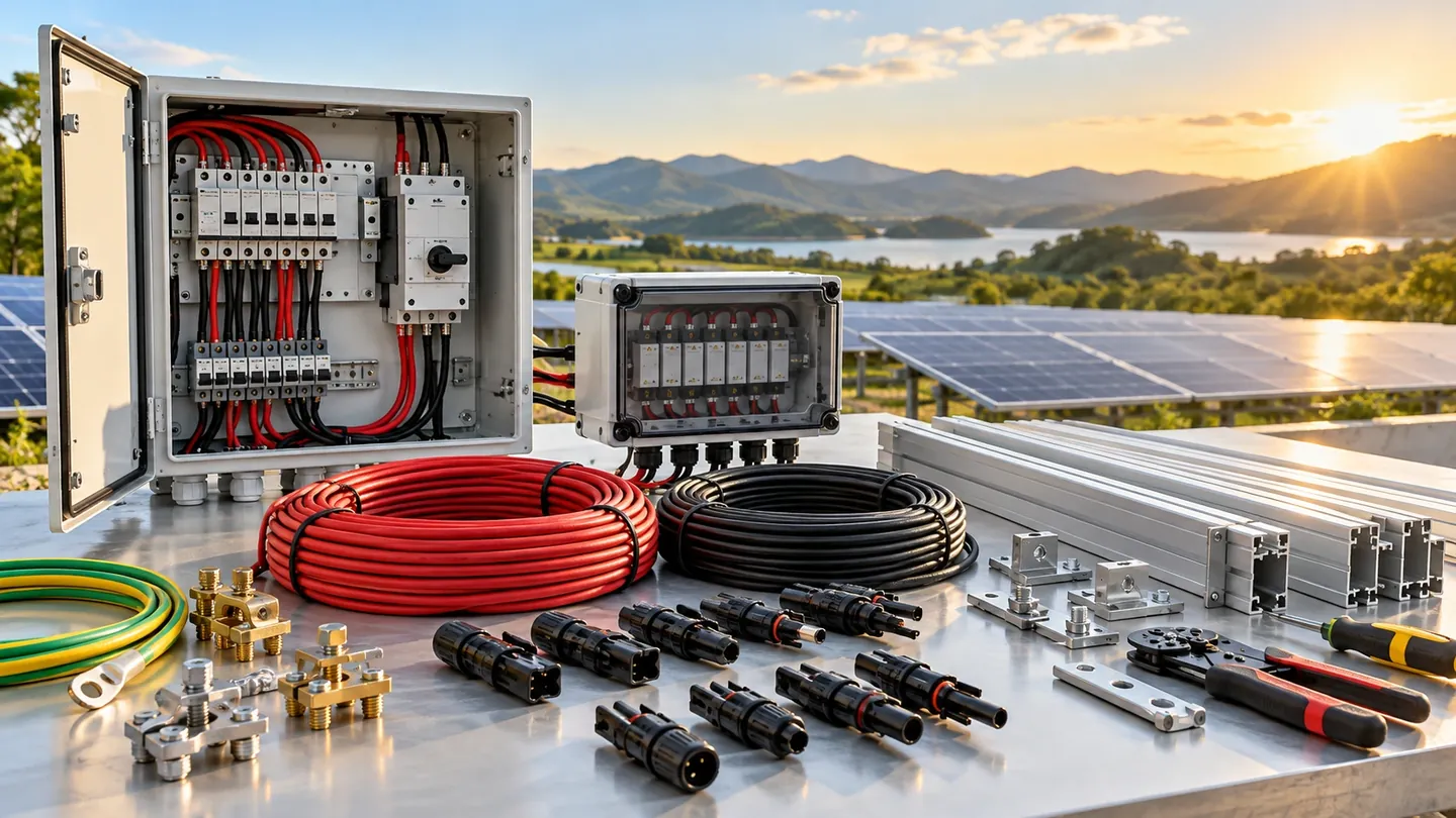Tủ điện bảo vệ đồng bộ & Phụ kiện chuyên dụng Solar